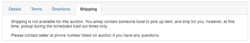 Directions section screenshot